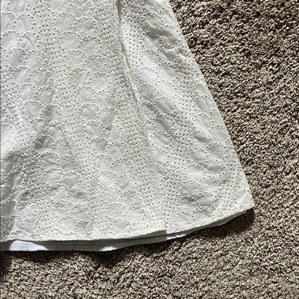 BCBGeneration White Textured Mini Dress - Picture 3 of 4